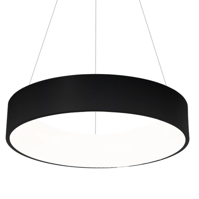 lafabryka.pl Lampa wisząca OHIO BLACK 24W LED ML6358 MILAGRO